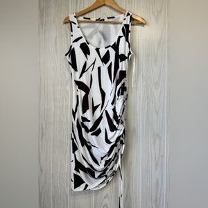 Express Ruched Knit Sleeveless Dress Size M